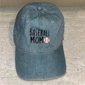 Baseball Mom Denim Cap